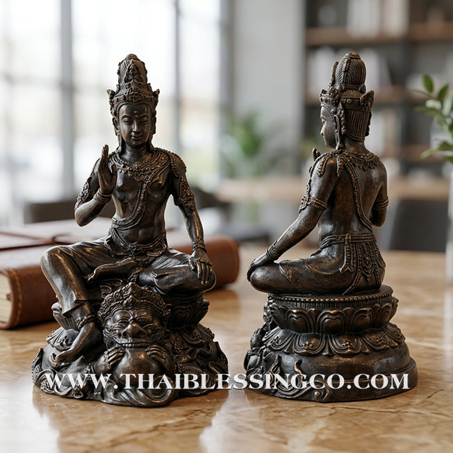 🔱💰Jatukam Ramathep – "Ruay Kham Fa" (Sky-Supporting Wealth) – 2007 (B.E. 2550) – Black Oxide Masterpiece – The Divine Engine for Unshakeable Prosperity, Khao-Or Sorcery, and Absolute Life Elevation!