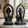 🔱💰Jatukam Ramathep – "Ruay Lon Fa" (Wealth Beyond the Skies) – 7-Inch Altar Masterpiece – Black Oxide Sacred Brass (Rom Dam) – The Divine Engine for Sky-High Prosperity, Imperial Authority, and Absolute Life Elevation!