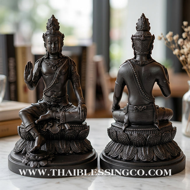 🔱💰Jatukam Ramathep – "Ruay Nirun" (Eternal Wealth) – Blessing Mudra (Pang Prathan Phon) – 10.5-Inch High-Detail Resin Masterpiece – The Divine Engine for Infinite Fortune, Strategic Success, and Absolute Life Elevation!