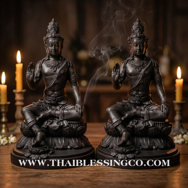 🔱💰Jatukam Ramathep – "Ruay Nirun" (Eternal Wealth) – Blessing Mudra (Pang Prathan Phon) – 10.5-Inch High-Detail Resin Masterpiece – The Divine Engine for Infinite Fortune, Strategic Success, and Absolute Life Elevation!