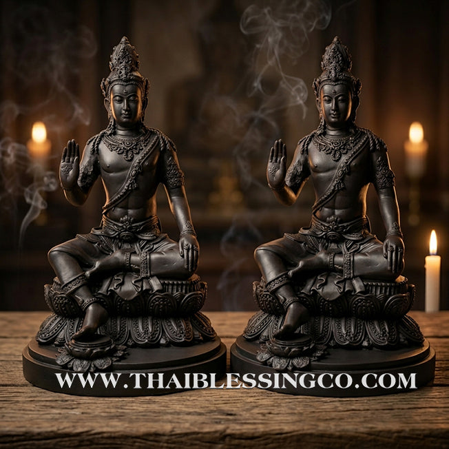 🔱💰Jatukam Ramathep – "Ruay Nirun" (Eternal Wealth) – Blessing Mudra (Pang Prathan Phon) – 10.5-Inch High-Detail Resin Masterpiece – The Divine Engine for Infinite Fortune, Strategic Success, and Absolute Life Elevation!