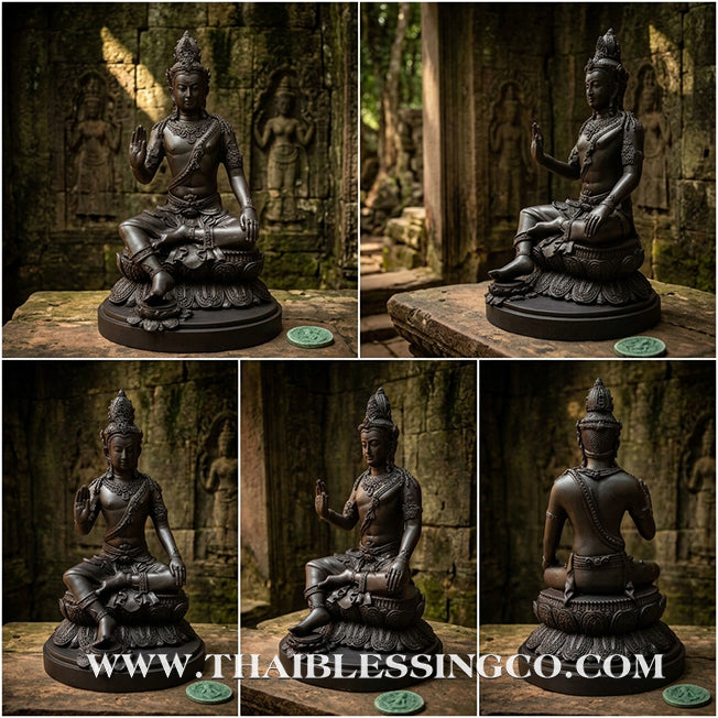 🔱💰Jatukam Ramathep – "Ruay Nirun" (Eternal Wealth) – Blessing Mudra (Pang Prathan Phon) – 10.5-Inch High-Detail Resin Masterpiece – The Divine Engine for Infinite Fortune, Strategic Success, and Absolute Life Elevation!