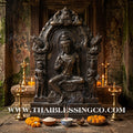 🔱💰Jatukam Ramathep – "Sap Deva" (The Celestial Treasure) – Blessing Mudra (Pang Prathan Phon) – 12-Inch Black Oxide Brass Masterpiece – The Divine Engine for Celestial Fortune, Commercial Success, and Absolute Life Elevation!