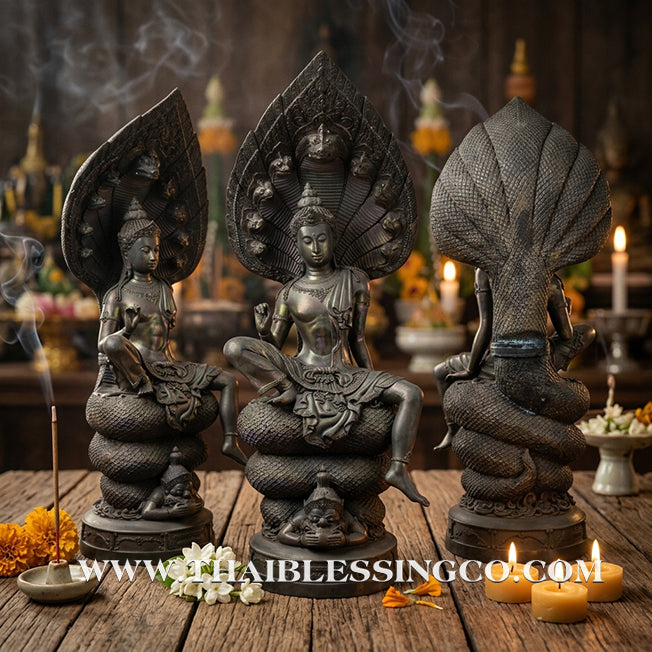 🔱💰Jatukam Ramathep – "Sombat Jakkraphat" (The Emperor’s Treasure) – Blessing Mudra (Pang Prathan Phon) – Ultra-Rare 28-Inch Bronze Masterpiece – The Divine Engine for Imperial Fortune, Universal Command, and Absolute Life Elevation!