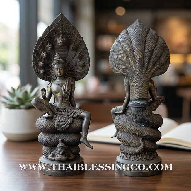 🔱💰Jatukam Ramathep – "Sombat Jakkraphat" (The Emperor’s Treasure) – Blessing Mudra (Pang Prathan Phon) – Ultra-Rare 28-Inch Bronze Masterpiece – The Divine Engine for Imperial Fortune, Universal Command, and Absolute Life Elevation!