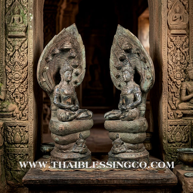 🔱💰Jatukam Ramathep – "Sombat Jakkraphat" (The Emperor’s Treasure) – Meditation Mudra (Pang Samadhi) – Rare 5-Inch Antique Patina Masterpiece – The Divine Engine for Strategic Wealth, Inner Power, and Absolute Life Elevation!