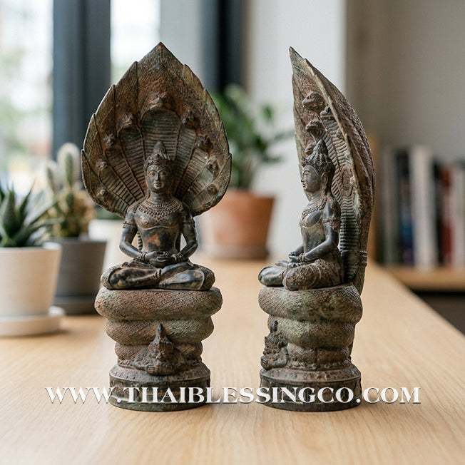 🔱💰Jatukam Ramathep – "Sombat Jakkraphat" (The Emperor’s Treasure) – Meditation Mudra (Pang Samadhi) – Rare 5-Inch Antique Patina Masterpiece – The Divine Engine for Strategic Wealth, Inner Power, and Absolute Life Elevation!