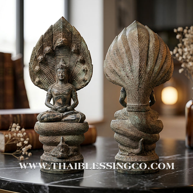 🔱💰Jatukam Ramathep – "Sombat Jakkraphat" (The Emperor’s Treasure) – Meditation Mudra (Pang Samadhi) – Rare 5-Inch Antique Patina Masterpiece – The Divine Engine for Strategic Wealth, Inner Power, and Absolute Life Elevation!