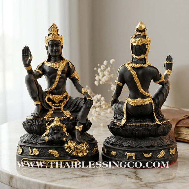 🔱💰Jatukam Ramathep – "Aphi Maha Setthee Mang Mee Talod Kan" (Eternal Mega-Millionaire) – Premium Resin Masterpiece – Wat Chaeng Sirisamphan – The Divine Engine for Perpetual Prosperity, Absolute Command, and Unstoppable Life Elevation!