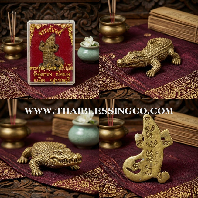 🔱 Jorakae Mon – The Mystical Guardian Crocodile – Phra Khru Samuh Suthep (2557) – The Sovereign Tool for Financial Dominance, Absolute Protection, and Unstoppable Prosperity!