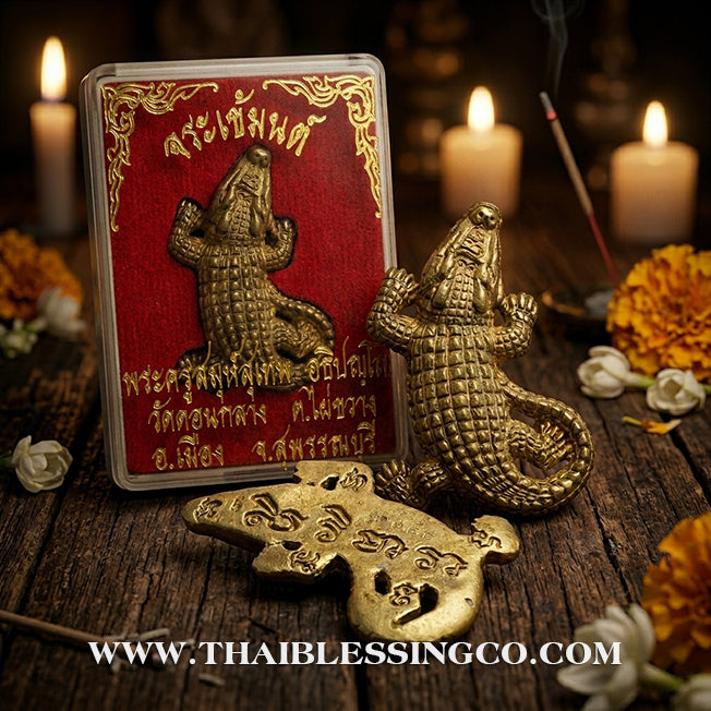 🔱 Jorakae Mon – The Mystical Guardian Crocodile – Phra Khru Samuh Suthep (2557) – The Sovereign Tool for Financial Dominance, Absolute Protection, and Unstoppable Prosperity!