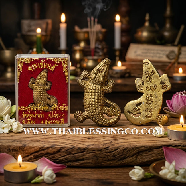 🔱 Jorakae Mon – The Mystical Guardian Crocodile – Phra Khru Samuh Suthep (2557) – The Sovereign Tool for Financial Dominance, Absolute Protection, and Unstoppable Prosperity!