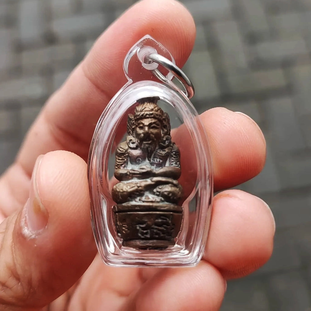 💎 KHMER ARCH-MASTER: The 2008 "Rishi Khao Kulen" Sovereign Hermit — Infused with the Sacred Golden-Tongue Ghost Powder