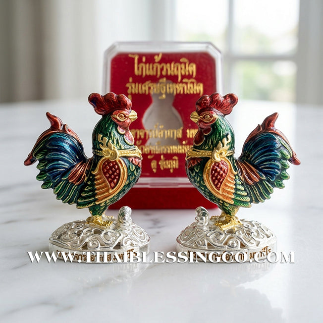 🔱💰 Kaikaeo Naruemit – "The Celestial Crystal Cockerel" – Phra-achan Amnat Mahawiro – The Divine Engine for Infinite Fortune, Sovereign Authority, and Absolute Destiny Manifestation!