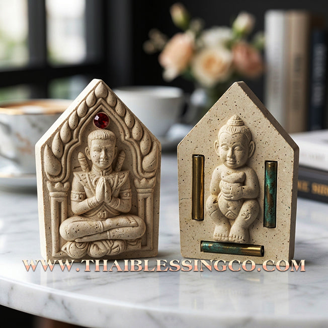 ✨ Khun Phaen "Athitthan Rit" Prayer Power Edition: Sacred Charm Herb Essence (Wan Saneh) for Miracle Manifestation, Supreme Luck, and Wealth Attraction