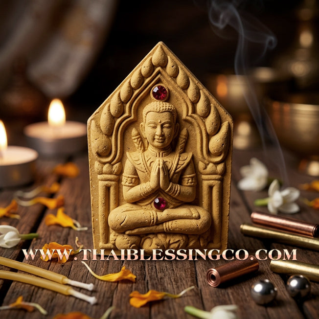 ✨ Khun Phaen "Athitthan Rit" Prayer Power Edition: Sacred Charm Herb Essence (Wan Saneh) for Miracle Manifestation, Supreme Luck, and Wealth Attraction