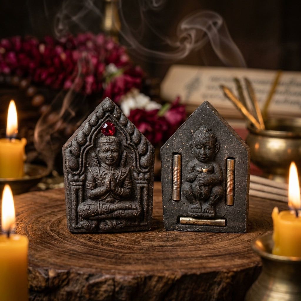 ✨ Khun Phaen "Athitthan Rit" Prayer Power Edition: Sacred Charm Herb Essence (Wan Saneh) for Miracle Manifestation, Supreme Luck, and Wealth Attraction