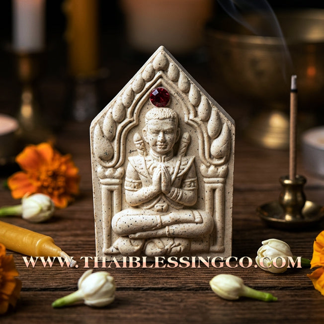 ✨ Khun Phaen "Athitthan Rit" Prayer Power Edition: Sacred Charm Herb Essence (Wan Saneh) for Miracle Manifestation, Supreme Luck, and Wealth Attraction