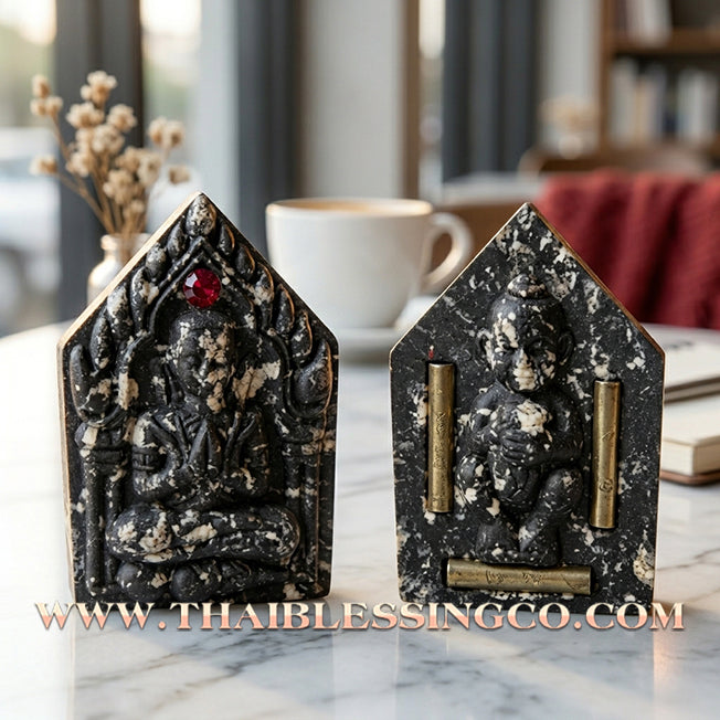 ✨ Khun Phaen "Athitthan Rit" Prayer Power Edition: Sacred Charm Herb Essence (Wan Saneh) for Miracle Manifestation, Supreme Luck, and Wealth Attraction