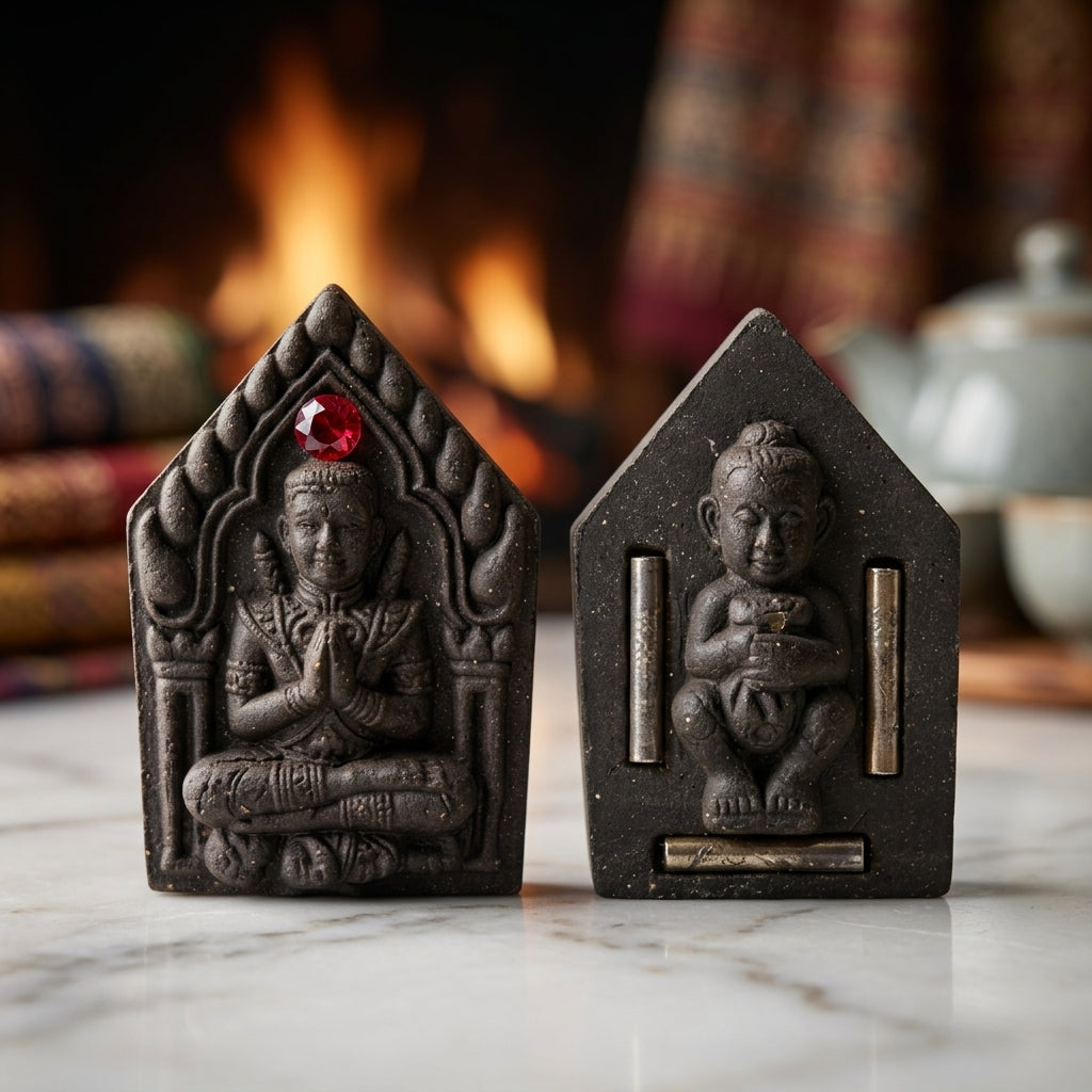 ✨ Khun Phaen "Athitthan Rit" Prayer Power Edition: Sacred Charm Herb Essence (Wan Saneh) for Miracle Manifestation, Supreme Luck, and Wealth Attraction