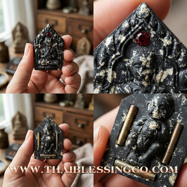 ✨ Khun Phaen "Athitthan Rit" Prayer Power Edition: Sacred Charm Herb Essence (Wan Saneh) for Miracle Manifestation, Supreme Luck, and Wealth Attraction
