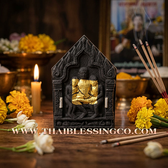 ✨ Khun Phaen Maha Mon "Phaya Ngang Pa-Cha-Da" Extreme Edition: Sacred Black Enchantment Powder Talisman for Explosive Attraction, Unstoppable Wealth, and Supreme Business Luck