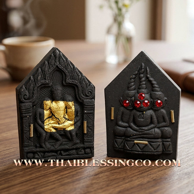 ✨ Khun Phaen Maha Mon "Phaya Ngang Pa-Cha-Da" Extreme Edition: Sacred Black Enchantment Powder Talisman for Explosive Attraction, Unstoppable Wealth, and Supreme Business Luck
