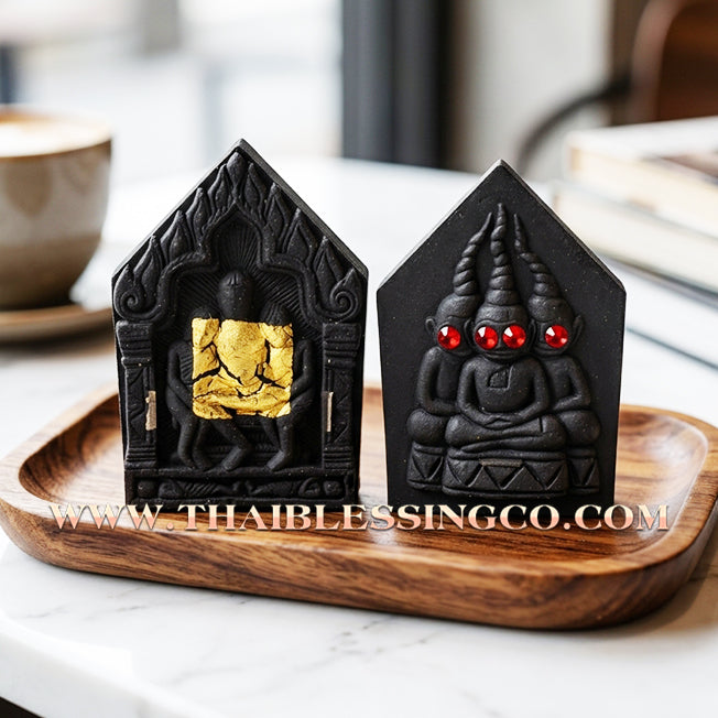 ✨ Khun Phaen Maha Mon "Phaya Ngang Pa-Cha-Da" Extreme Edition: Sacred Black Enchantment Powder Talisman for Explosive Attraction, Unstoppable Wealth, and Supreme Business Luck