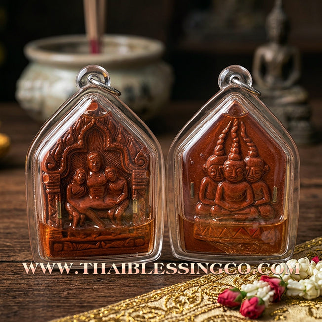 ✨ Khun Phaen Maha Mon: The Ultimate Phaya Ngang Attraction Masterpiece – Sacred Charm Essence Oil Edition for Infinite Love, Prosperous Trade, and Financial Magnetism (2016 Artisan Collection by Achan Harit)