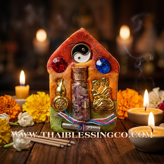 ✨ Khun Phaen "Na Na Thong" Golden Face Edition: Sacred Aura Talisman for Ultimate Charm, Negative Energy Shield (Gan Chong), and Infinite Wealth Magnetism (2024 Collection by Phra Achan Prasan, Wat Chong Kling)