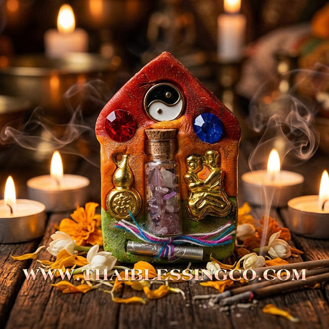✨ Khun Phaen "Na Na Thong" Golden Face Edition: Sacred Aura Talisman for Ultimate Charm, Negative Energy Shield (Gan Chong), and Infinite Wealth Magnetism (2024 Collection by Phra Achan Prasan, Wat Chong Kling)