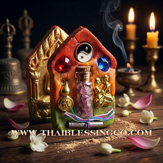 ✨ Khun Phaen "Na Na Thong" Golden Face Edition: Sacred Aura Talisman for Ultimate Charm, Negative Energy Shield (Gan Chong), and Infinite Wealth Magnetism (2024 Collection by Phra Achan Prasan, Wat Chong Kling)