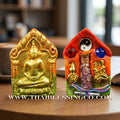 ✨ Khun Phaen "Na Na Thong" Golden Face Edition: Sacred Aura Talisman for Ultimate Charm, Negative Energy Shield (Gan Chong), and Infinite Wealth Magnetism (2024 Collection by Phra Achan Prasan, Wat Chong Kling)