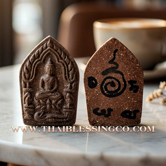 ✨ Khun Phaen Phrai Kaeo "The Golden Aura" Edition: Sacred Enchantment Herbal Essence Talisman for Supreme Attraction, Infinite Luck, and Mystical Business Influence