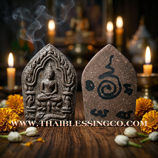 ✨ Khun Phaen Phrai Kaeo "The Golden Aura" Edition: Sacred Enchantment Herbal Essence Talisman for Supreme Attraction, Infinite Luck, and Mystical Business Influence