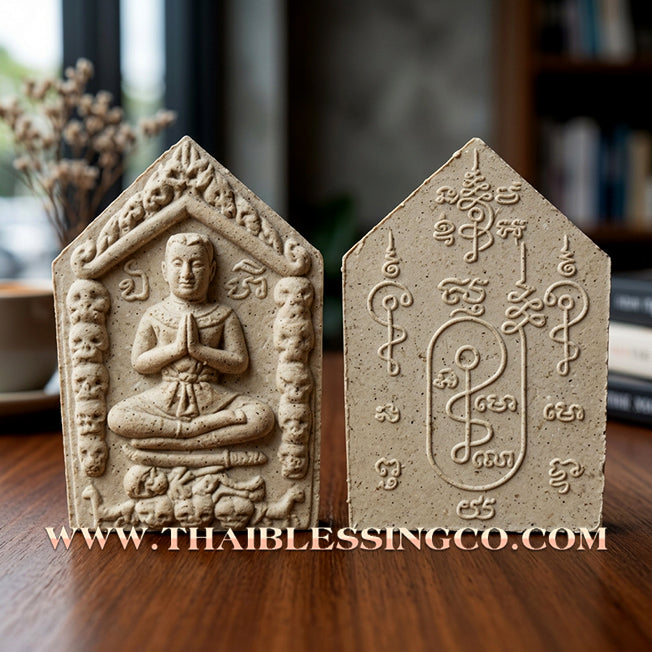 ✨ Khun Phaen Pluk Hong Phrai "Saneh Luem Jon" Edition: Sacred White Herbal Essence Talisman for Infinite Luck, Romantic Attraction, and the "Forget Poverty" Wealth Breakthrough (2009 Vintage Heritage by Luang Pho Sane Chan)