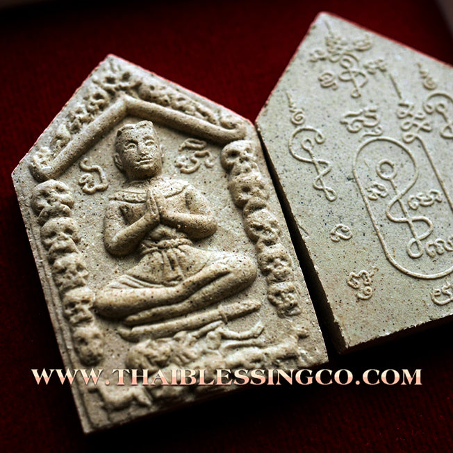 ✨ Khun Phaen Pluk Hong Phrai "Saneh Luem Jon" Edition: Sacred White Herbal Essence Talisman for Infinite Luck, Romantic Attraction, and the "Forget Poverty" Wealth Breakthrough (2009 Vintage Heritage by Luang Pho Sane Chan)