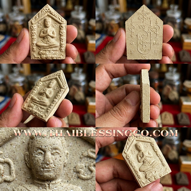 ✨ Khun Phaen Pluk Hong Phrai "Saneh Luem Jon" Edition: Sacred White Herbal Essence Talisman for Infinite Luck, Romantic Attraction, and the "Forget Poverty" Wealth Breakthrough (2009 Vintage Heritage by Luang Pho Sane Chan)
