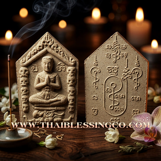 ✨ Khun Phaen Pluk Hong Phrai "Saneh Luem Jon" Edition: Sacred White Herbal Essence Talisman for Infinite Luck, Romantic Attraction, and the "Forget Poverty" Wealth Breakthrough (2009 Vintage Heritage by Luang Pho Sane Chan)