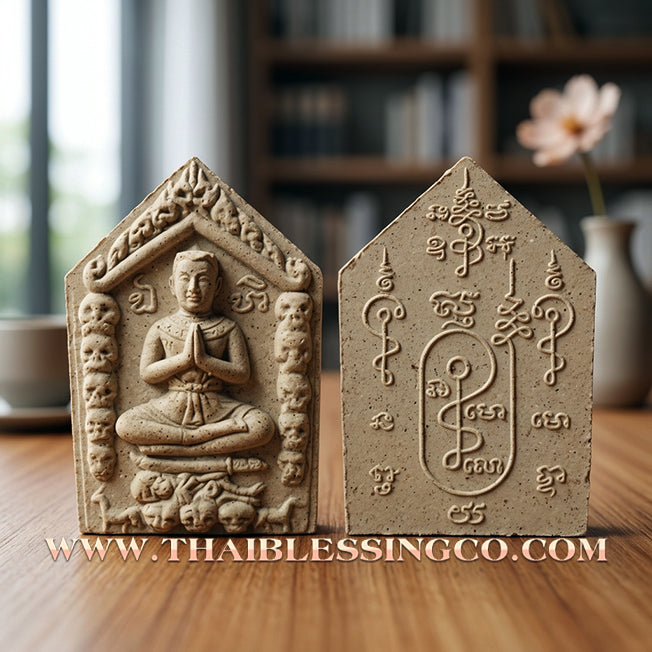 ✨ Khun Phaen Pluk Hong Phrai "Saneh Luem Jon" Edition: Sacred White Herbal Essence Talisman for Infinite Luck, Romantic Attraction, and the "Forget Poverty" Wealth Breakthrough (2009 Vintage Heritage by Luang Pho Sane Chan)