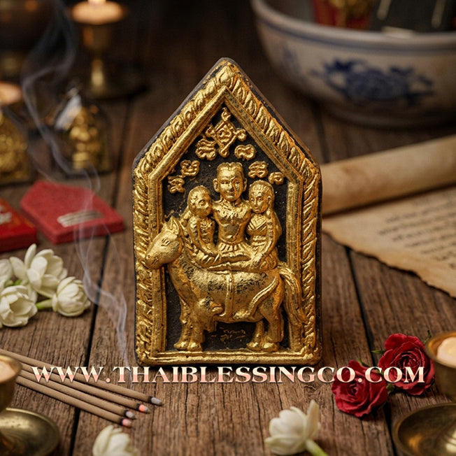 ✨ Khun Phaen Prai Mon-Ma Sep Nang: Authentic Black Herbal Essence Sacred Talisman for Ultimate Attraction, Charismatic Influence, and Harmonious Relationships (2016 Heritage Edition by Luang Pu Im)