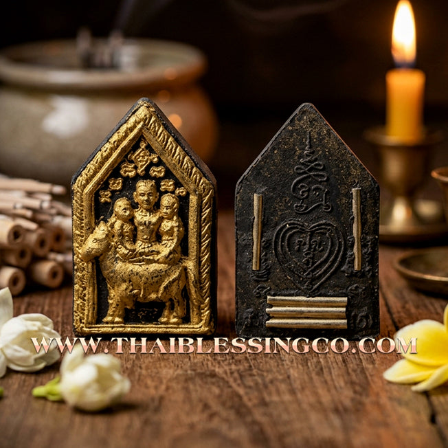 ✨ Khun Phaen Prai Mon-Ma Sep Nang: Authentic Black Herbal Essence Sacred Talisman for Ultimate Attraction, Charismatic Influence, and Harmonious Relationships (2016 Heritage Edition by Luang Pu Im)