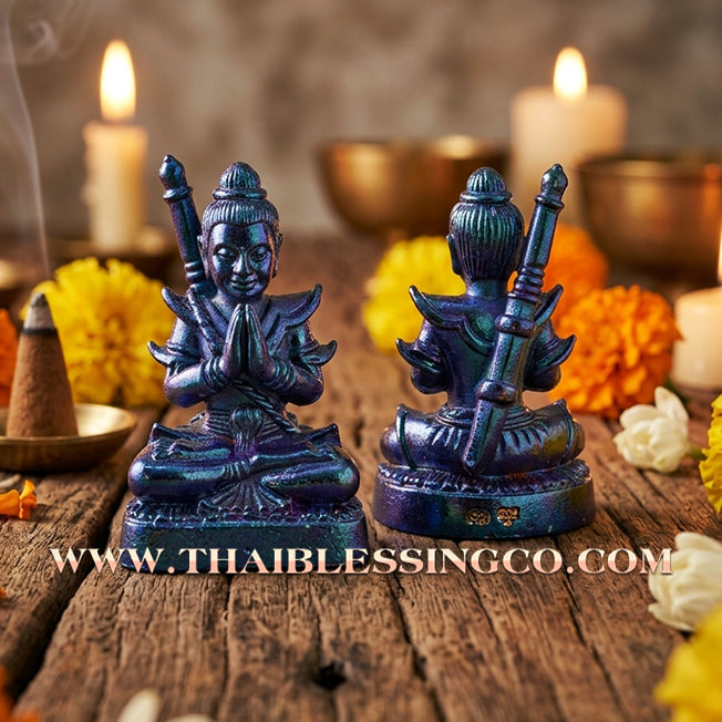 ✨ Khun Phaen "Saen Akhom" Mon Maha Long Edition: Iridescent Beetle Wing Essence (Pik Maeng Thap) Talisman for Absolute Fascination, Supreme Social Influence, and Magnetic Romantic Attraction