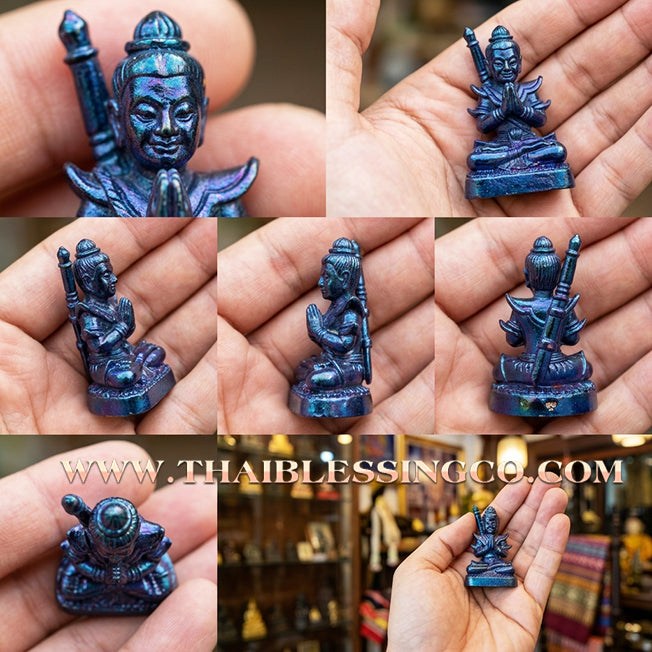 ✨ Khun Phaen "Saen Akhom" Mon Maha Long Edition: Iridescent Beetle Wing Essence (Pik Maeng Thap) Talisman for Absolute Fascination, Supreme Social Influence, and Magnetic Romantic Attraction