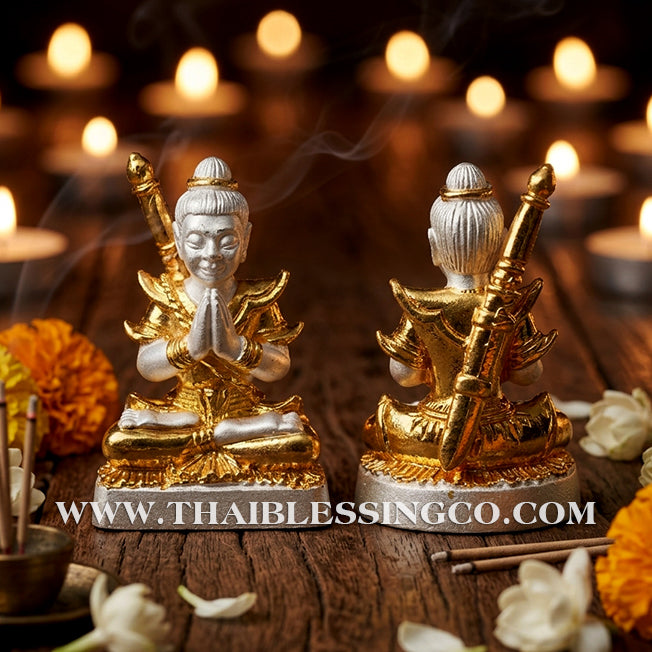 🔱 Khun Phaen San Arkom – "Mon Maha Long" Samlit 2K Edition – Kruba Nuea Rit (2562) – The Ultimate Dual-Frequency Engine for Eternal Love and Global Wealth!