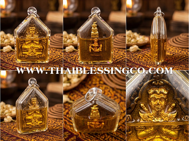 🔱 Khun Phaen Sane Hong Phrai – "108 Herb & Gold Leaf" Edition – Luang Pu Nen Kaeo (2567) – The Divine Engine for Infinite Fortune, Sovereign Authority, and Absolute Destiny Manifestation!