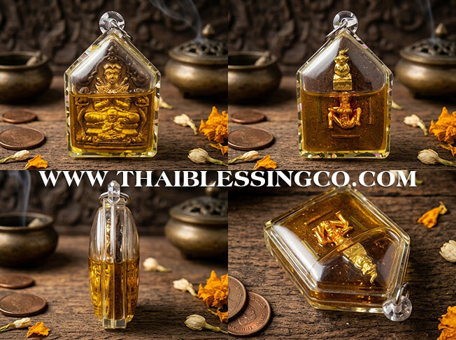 🔱 Khun Phaen Sane Hong Phrai – "108 Herb & Gold Leaf" Edition – Luang Pu Nen Kaeo (2567) – The Divine Engine for Infinite Fortune, Sovereign Authority, and Absolute Destiny Manifestation!