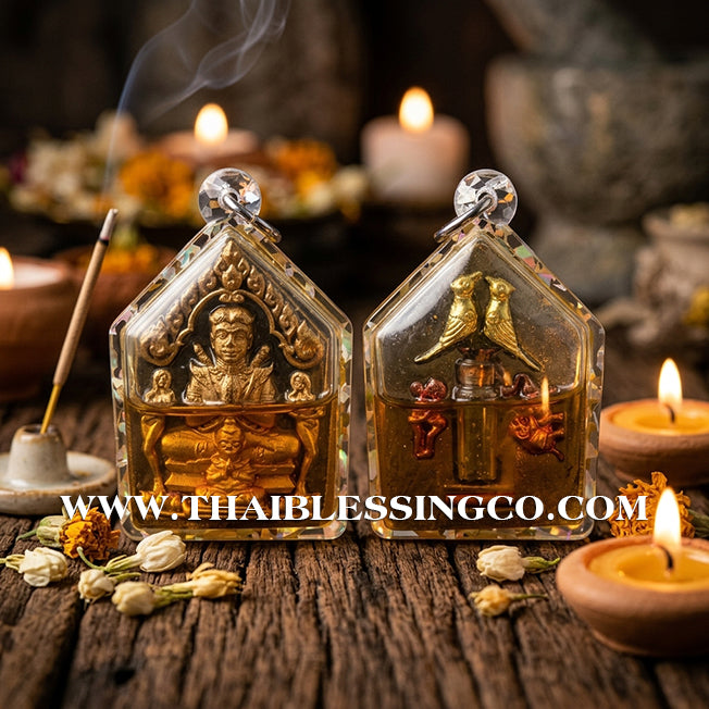 🔱 Khun Phaen Sane Hong Phrai – "Gold-Brushed Cemetery Clay" Edition – Luang Pu Nen Kaeo (2567) – The Divine Engine for Infinite Fortune, Sovereign Authority, and Absolute Destiny Manifestation!