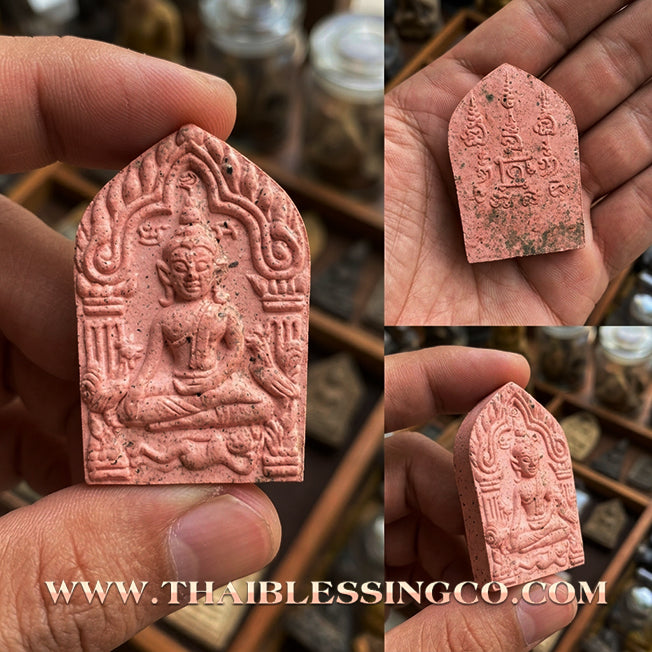 ✨ Khun Phaen Yod Setthi "The Pinnacle Millionaire" Edition: Sacred Pink Aura Holy Powder Talisman for Infinite Prosperity, Business Growth, and Supreme Metta Attraction (2026 Wat Suchon Heritage Collection)