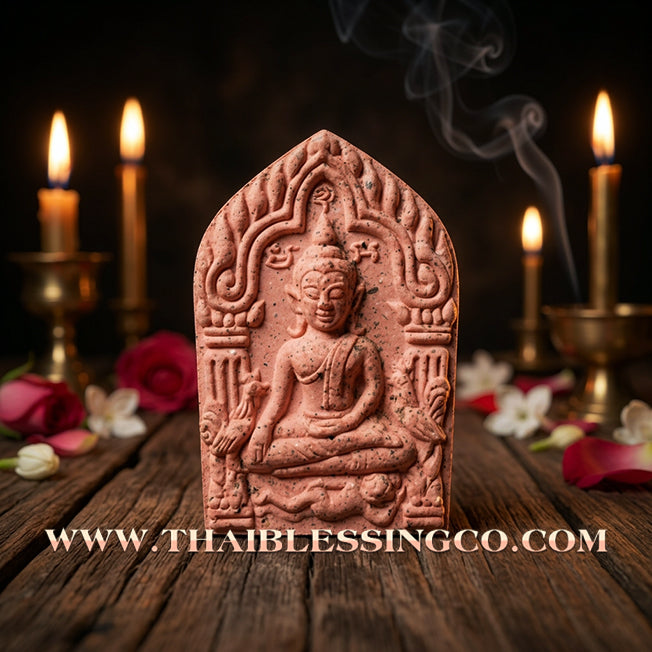 ✨ Khun Phaen Yod Setthi "The Pinnacle Millionaire" Edition: Sacred Pink Aura Holy Powder Talisman for Infinite Prosperity, Business Growth, and Supreme Metta Attraction (2026 Wat Suchon Heritage Collection)
